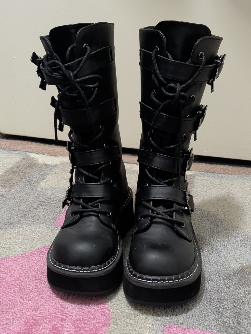Demonia Emily-322 Boots, Women's 6-6.5 - Picture 3 of 4